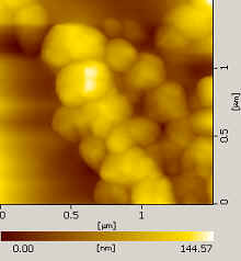 particle size (electron microscope)